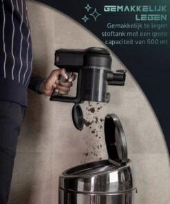 JAP Cyclone C3 - 4in1 Steelstofzuiger - Met Dweilfunctie - Anti-allergie - Snoerloos - Stofzuiger Zonder Zak - Verwisselbare Accu -Bol. 1000x1200 2