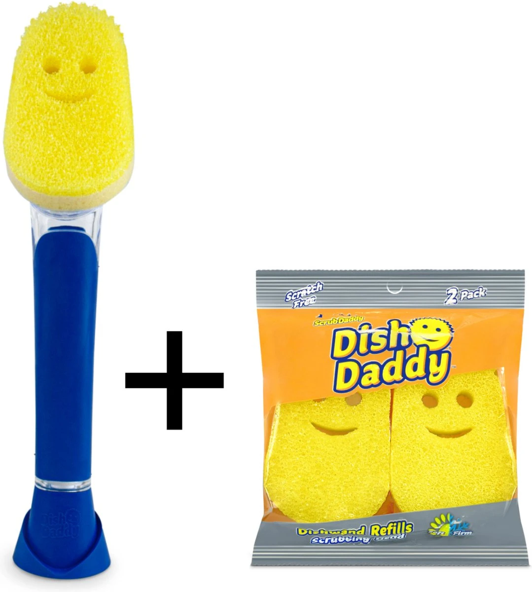 Scrub Daddy - Dish Washer - Scrub Mommy - Afwas Borstel - Incl. 2 Extra Sponzen 3 Scrub Daddy - Dish Washer - Scrub Mommy - Afwas Borstel - Incl. 2 Extra Sponzen