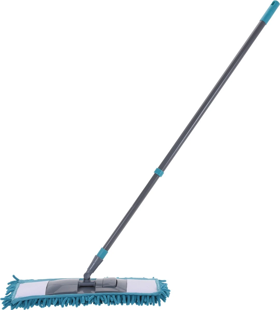 Lifetime Clean Vloerwisser/mop Microvezel Uitschuifbare Steel 80 Tot 130 Cm 3 Lifetime Clean Vloerwisser/mop Microvezel Uitschuifbare Steel 80 Tot 130 Cm