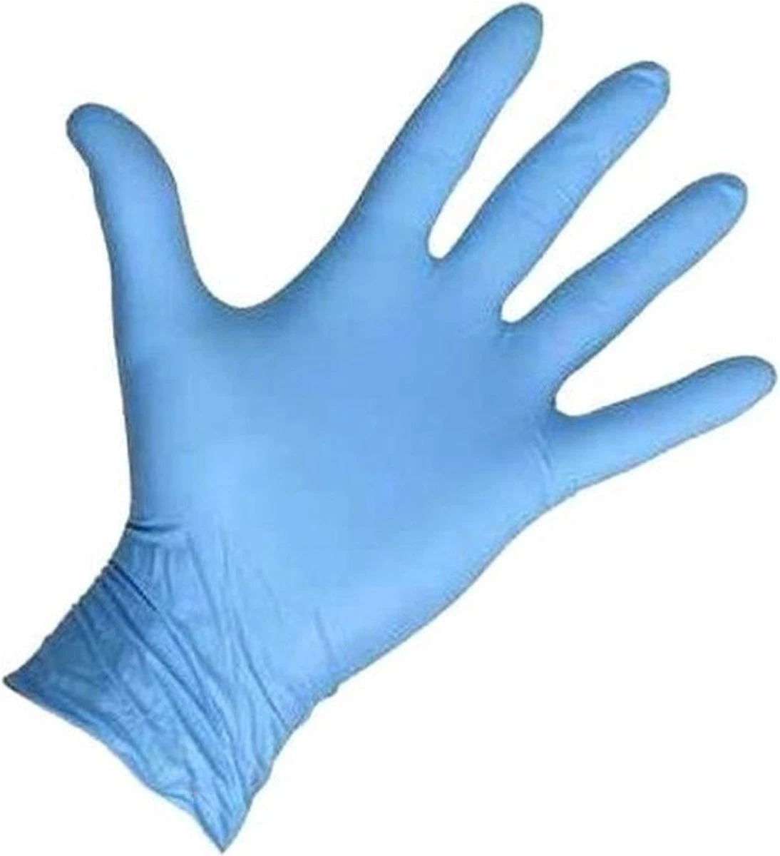 100x Nitril (Nitrile) Wegwerp Handschoenen - Blauw - Latex Vrij - Ongepoederd - Maat L 6 100x Nitril (Nitrile) Wegwerp Handschoenen - Blauw - Latex Vrij - Ongepoederd - Maat L - Afbeelding 4