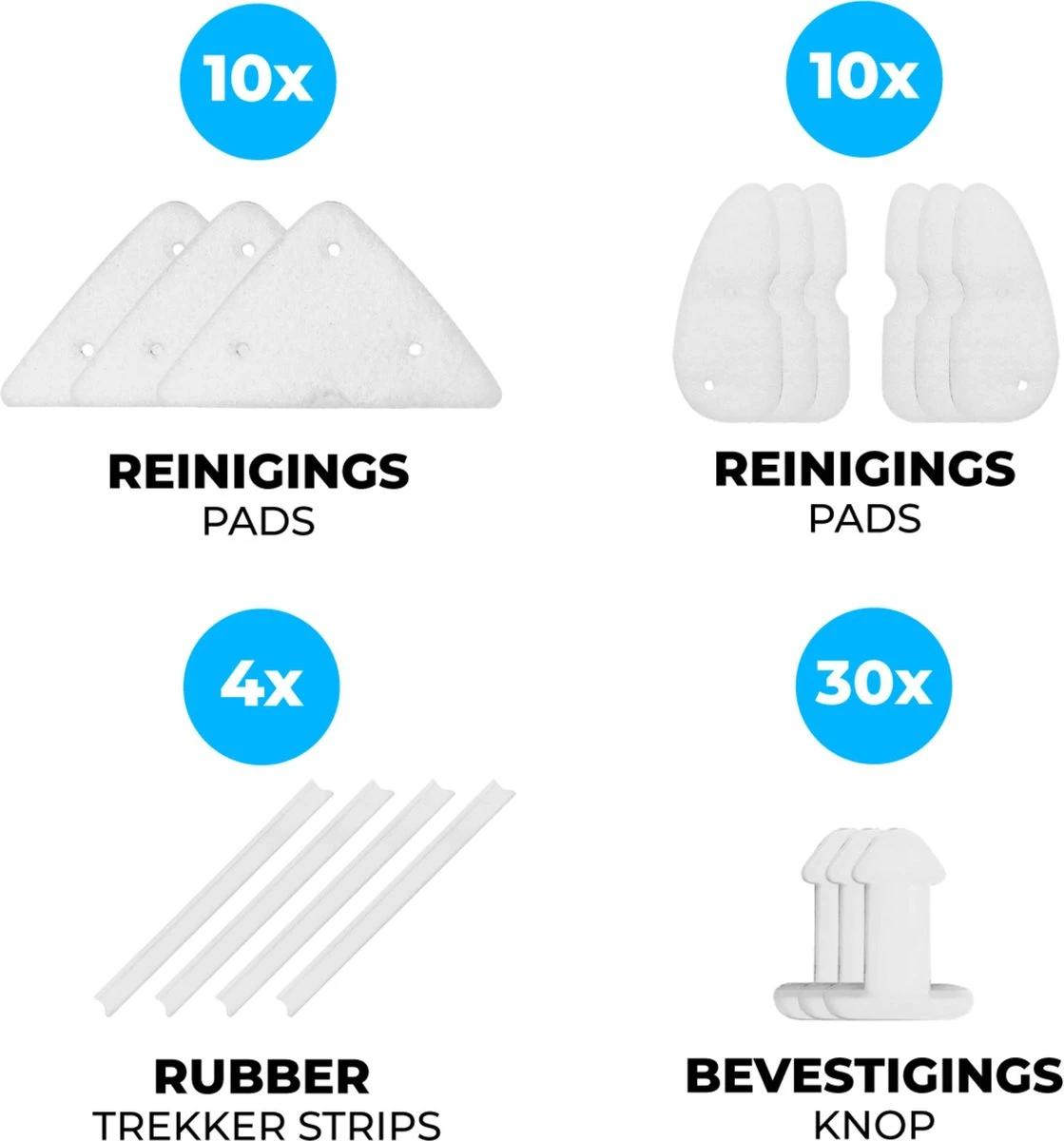 Arclit® | Magnetische Ramenwasser Sponzen Set | 64-delig | Accessoires Navulling Kit 3 Arclit® | Magnetische Ramenwasser Sponzen Set | 64-delig | Accessoires Navulling Kit
