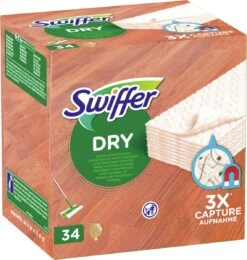 Swiffer Vloerdoekjes Houten Vloeren - Parket - Laminaat - 34 Stuks -Bol. 1141x1200 1