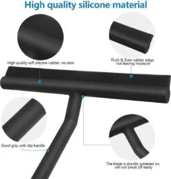 BOTC Douchewisser - Raamwisser - Silicone - 21cm X 16cm - Badkamer Accessoires -Zwart 16 BOTC Douchewisser - Raamwisser - Silicone - 21cm X 16cm - Badkamer Accessoires -Zwart -Bol. 1147x1200 1