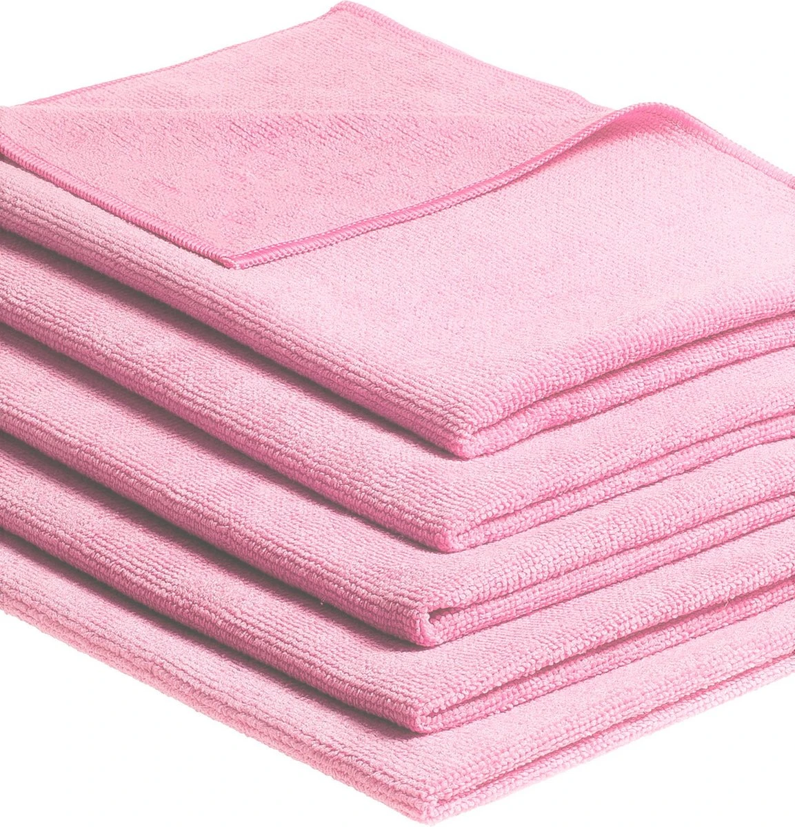 MAUS Microvezeldoekjes Professional - Rood Roze - 10 Stuks - 40x40cm - Zonder Schoonmaakmiddel Effectief 3 MAUS Microvezeldoekjes Professional - Rood Roze - 10 Stuks - 40x40cm - Zonder Schoonmaakmiddel Effectief