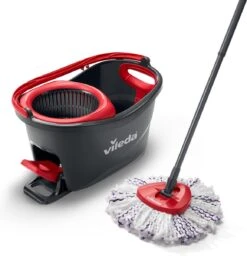 Vileda TURBO 3in1 Mop Met Zwenkkop + Pedaalemmer