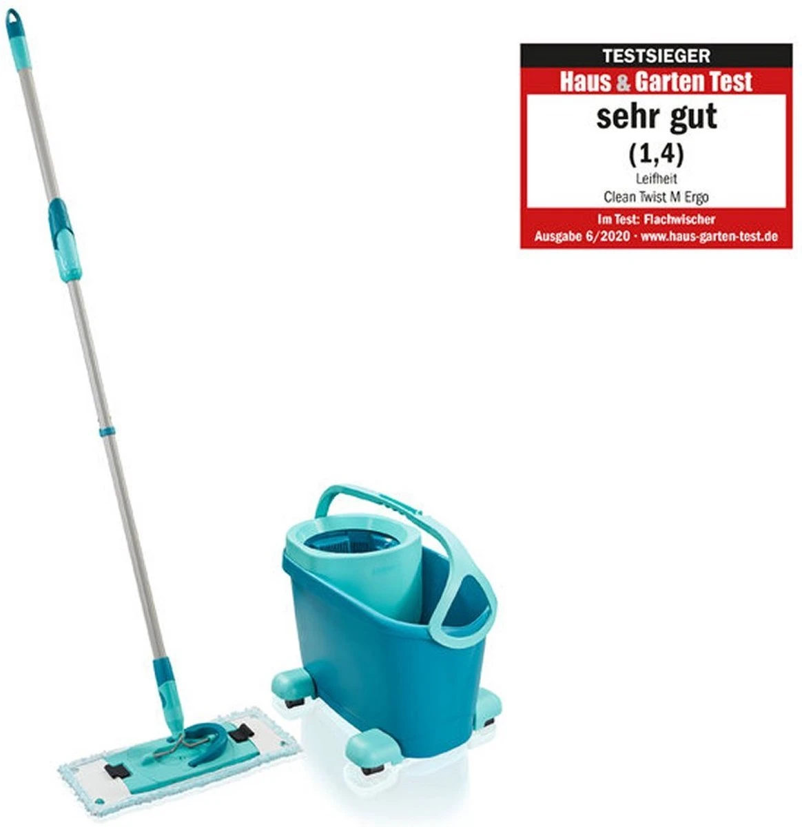 Leifheit Clean Twist M Vloerwisser Ergo Mobiel - Dweil Set Compleet Systeem Met Wieltjes - 33 Cm - 6 Liter 15 Leifheit Clean Twist M Vloerwisser Ergo Mobiel - Dweil Set Compleet Systeem Met Wieltjes - 33 Cm - 6 Liter - Afbeelding 13