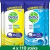 Dettol - 440 Schoonmaakdoekjes Power & Fresh - Citrus 220 Stuks - Oceaan 220 Stuks - Voordeelverpakking 1 Dettol - 440 Schoonmaakdoekjes Power & Fresh - Citrus 220 Stuks - Oceaan 220 Stuks - Voordeelverpakking -Bol. 1170x1200 3