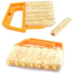 Merkloos 2 Stuks Luxaflex Reiniger - Lamellen Borstel - Stof Verwijderaar - Jaloezie Stoffer - Stofvrij -Bol. 1174x1200 1