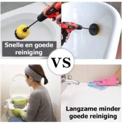 ESSIBLE Schrobborstel - Polypropyleen - Borstel Boormachine - Schrobborstel - Schuurborstel - Automatische Reiniging - 3 Delige Borstelset Voor Boormachine 11 ESSIBLE Schrobborstel - Polypropyleen - Borstel Boormachine - Schrobborstel - Schuurborstel - Automatische Reiniging - 3 Delige Borstelset Voor Boormachine -Bol. 1185x1200 3