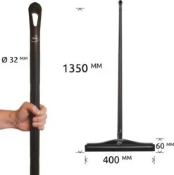 Vloertrekker 40 Cm + Steel 130 Cm Zwart Vikan 11 Vloertrekker 40 Cm + Steel 130 Cm Zwart Vikan -Bol. 1188x1200 1