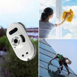 Merkloos Calodi® Robot Ramenwasser - Robot Ruitenreiniger - Ramenwasser Robot - Ramenwisser - Elektrische Glazenwasser - Incl. Afstandsbediening - Wit -Bol. 1198x1200 8