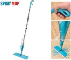 2Clean Vloermop Met Spray - Microvezel Doek - Blauw/Wit 20 2Clean Vloermop Met Spray - Microvezel Doek - Blauw/Wit -Bol. 1200x1010 1