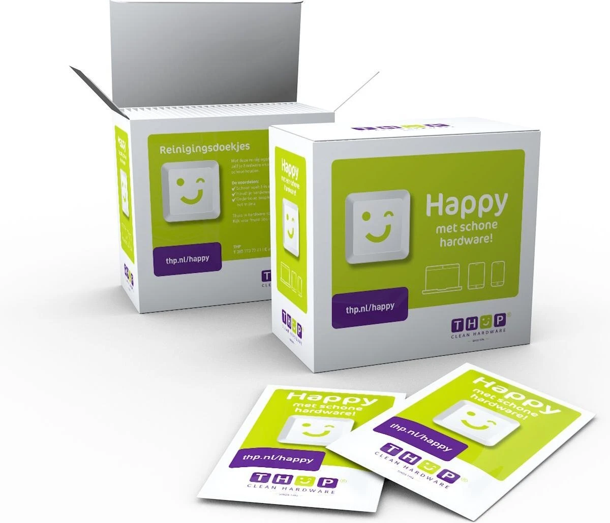 Maandbox 30 X Professionele Reinigingsdoekjes Voor O.a. Toetsenbord/beeldscherm/smartphone/laptop Van THP - Clean Hardware - Per 30 Stuks Verpakt In Handige Maandbox 3 Maandbox 30 X Professionele Reinigingsdoekjes Voor O.a. Toetsenbord/beeldscherm/smartphone/laptop Van THP - Clean Hardware - Per 30 Stuks Verpakt In Handige Maandbox