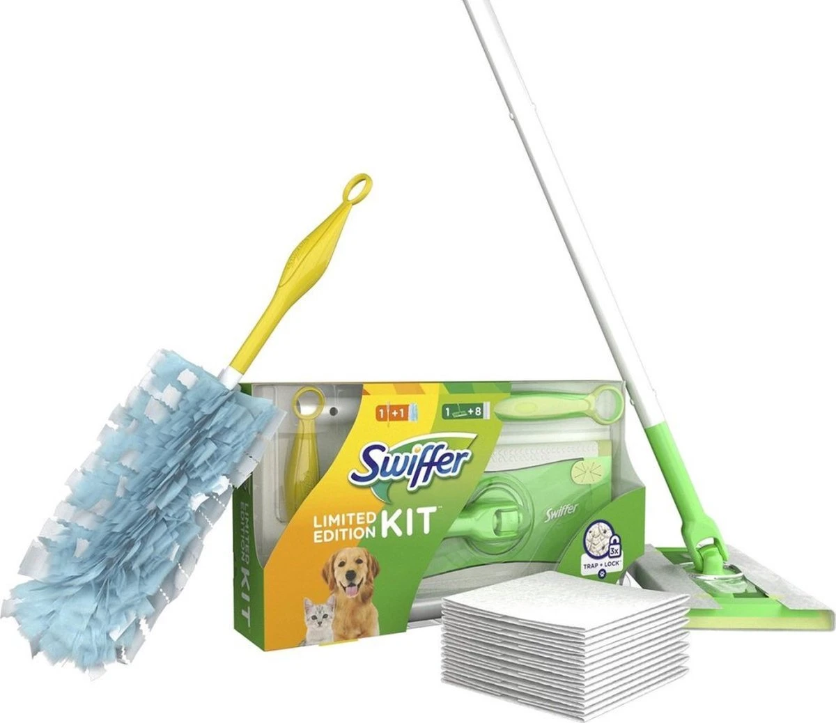 Merkloos Swiffer Combi-kit Sweeper - Floor & Duster 10 Merkloos Swiffer Combi-kit Sweeper - Floor & Duster - Afbeelding 8