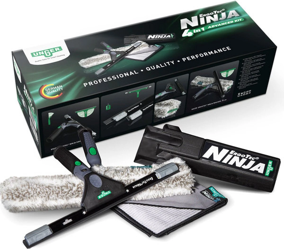 Unger Ninja 4in1 Advanced Kit 3 Unger Ninja 4in1 Advanced Kit
