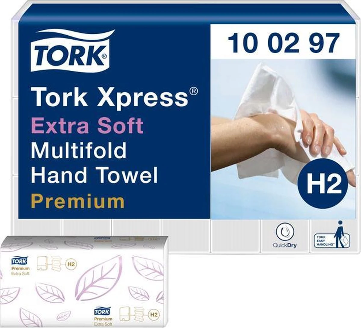 Tork Handdoekpapier Intervouw Super-soft 2-laags 2100 Vel 3 Tork Handdoekpapier Intervouw Super-soft 2-laags 2100 Vel