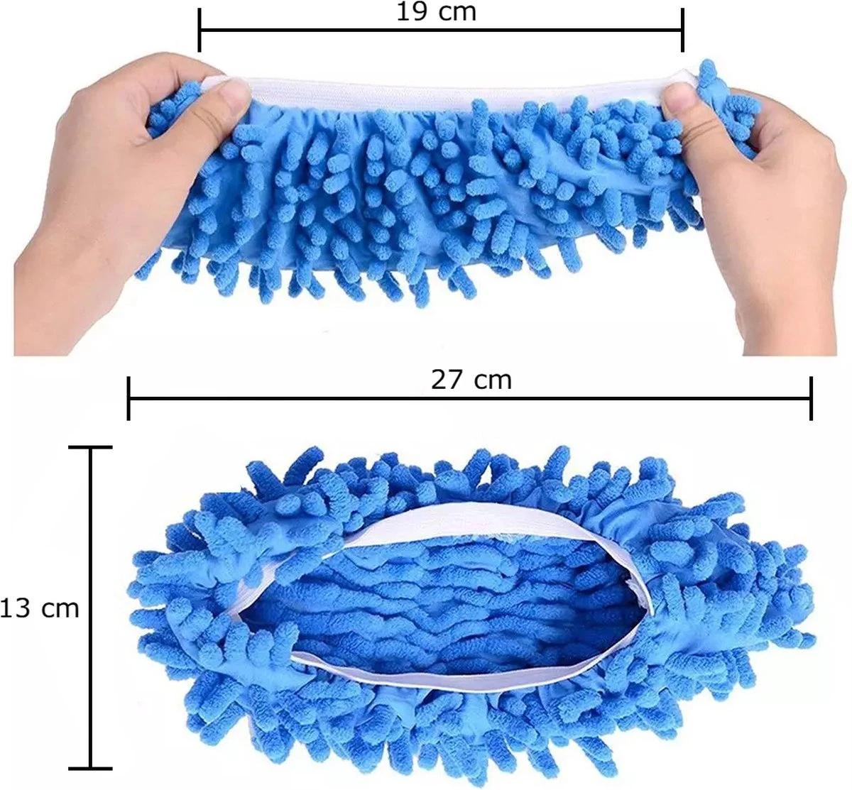 Merkloos Dweil Schoenen Vloermop (Blauw) - Vaatdoek - Keukendoek - Droogdoek - Microvezeldoek - Microvezel Doek - Microfiber Dweil - Multifunctioneel - Voor Vloer, Ramen En Auto | 1 Paar 7 Merkloos Dweil Schoenen Vloermop (Blauw) - Vaatdoek - Keukendoek - Droogdoek - Microvezeldoek - Microvezel Doek - Microfiber Dweil - Multifunctioneel - Voor Vloer, Ramen En Auto | 1 Paar - Afbeelding 5