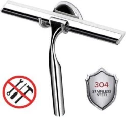 Merkloos Luxe Douchewisser 25 Cm - Aluminium - Inclusief Ophangsysteem - Trekker - Badkamer Accessoires - Raamwisser - Roestvrij Staal -Bol. 1200x1114 1