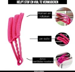 Jaloezie Reiniger - Lamellen Reiniger - Plumeau - Roze - Inclusief Voegenreiniger 9 Jaloezie Reiniger - Lamellen Reiniger - Plumeau - Roze - Inclusief Voegenreiniger -Bol. 1200x1145 3