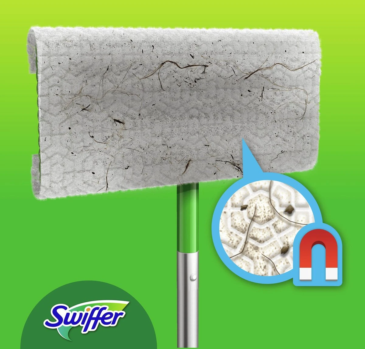Swiffer Vloerreiniger Droge Doekjes Voor Parket - Voordeelverpakking 6 X 34 Navullingen 9 Swiffer Vloerreiniger Droge Doekjes Voor Parket - Voordeelverpakking 6 X 34 Navullingen - Afbeelding 7