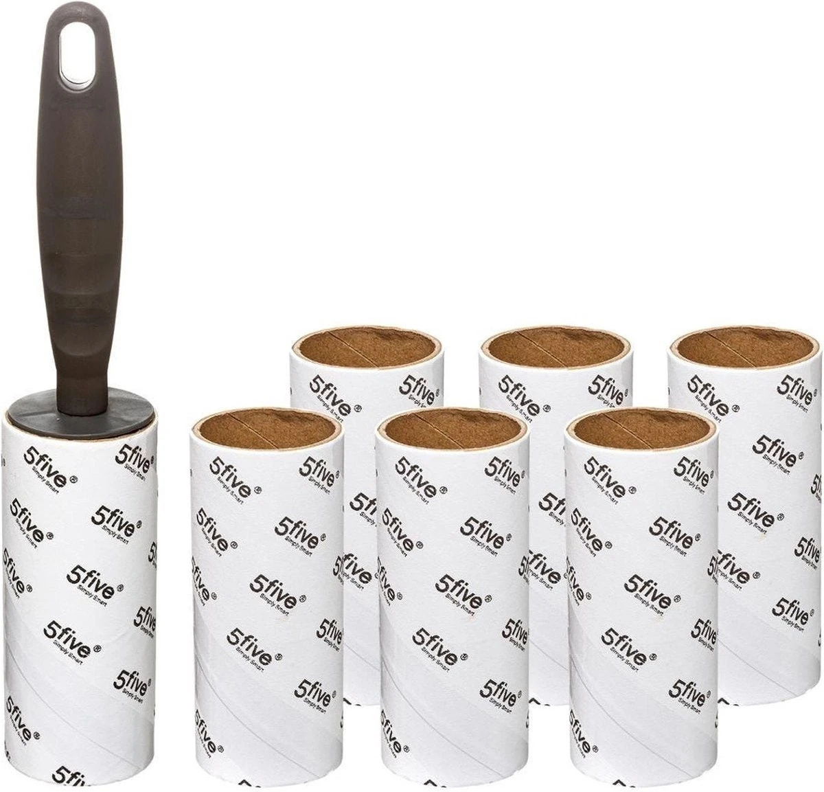 Kleefroller Voordeelverpakking 1 Roller + 6 Extra Navul Rollers - Kattenroller - Haarroller - Haarverwijderaar 3 Kleefroller Voordeelverpakking 1 Roller + 6 Extra Navul Rollers - Kattenroller - Haarroller - Haarverwijderaar