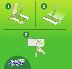 Swiffer Vloerreiniger Droge Vloerdoekjes Navullingen - 3 X 80 Stuks -Bol. 1200x1156