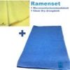 Merkloos Clean Dry Ramenset Raamdoeken Origineel 45 X 60 Blauw/Geel -Bol. 1200x1165 4