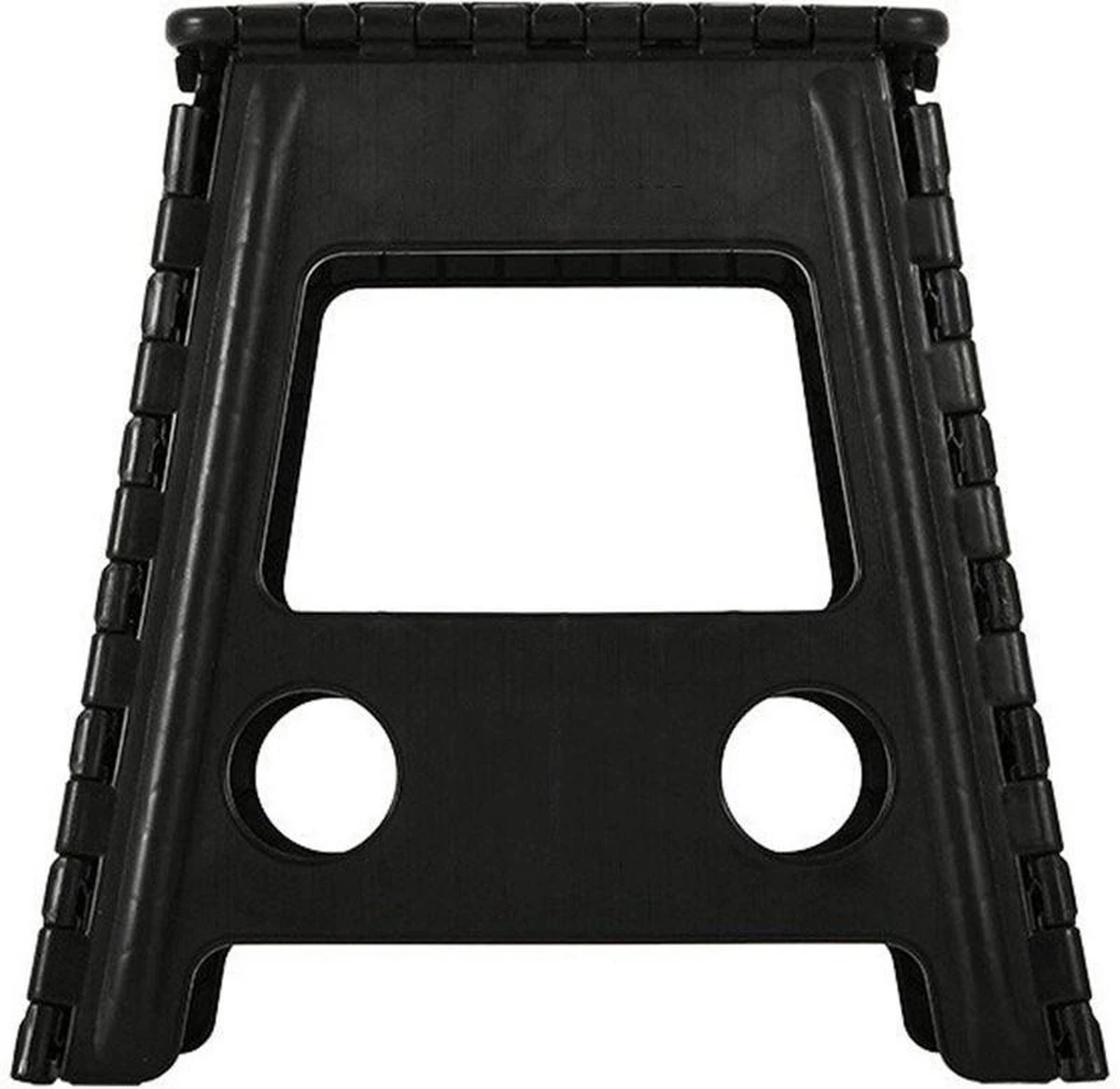 Merkloos Verdikt Kunststof Klapkruk-draagbaar-opvouwbare Kruk-Met Antislip Oppervlak Zwart 29x22cmx45cm 5 Merkloos Verdikt Kunststof Klapkruk-draagbaar-opvouwbare Kruk-Met Antislip Oppervlak Zwart 29x22cmx45cm - Afbeelding 3