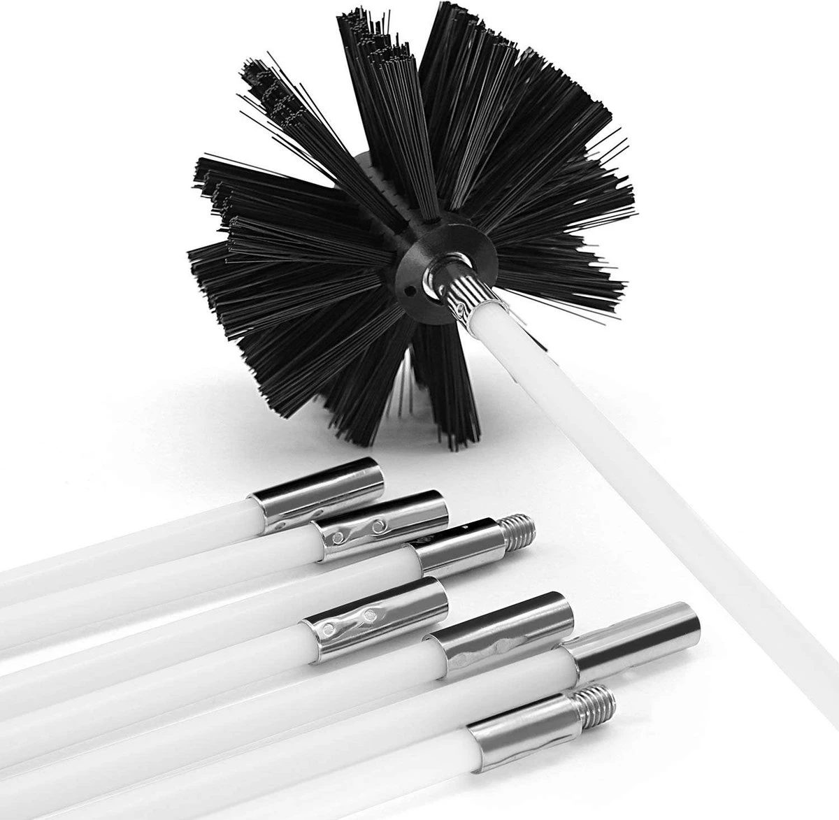 Kibani Schoorsteenborstel 9 Meter - Schoorsteenreiniger - Schoorsteenveger - Schoorsteenveegset - Schoorsteen Borstel - Veegkit - Borstelset Voor Boormachine - Boormachine 3 Kibani Schoorsteenborstel 9 Meter - Schoorsteenreiniger - Schoorsteenveger - Schoorsteenveegset - Schoorsteen Borstel - Veegkit - Borstelset Voor Boormachine - Boormachine