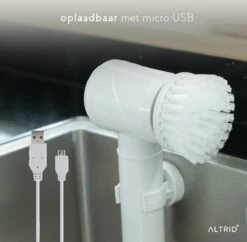 Altrid Elektrische Schoonmaakborstel - Oplaadbaar - Verbeterde Versie - 3 Opzetstukken - Poetsmachine - Handborstel - Schrobborstel - Schrobber - Reinigingsborstel - Schoonmaakmiddelen 11 Altrid Elektrische Schoonmaakborstel - Oplaadbaar - Verbeterde Versie - 3 Opzetstukken - Poetsmachine - Handborstel - Schrobborstel - Schrobber - Reinigingsborstel - Schoonmaakmiddelen -Bol. 1200x1176 7