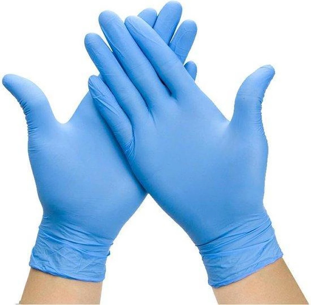 Merkloos Wegwerp Handschoenen - Nitril Handschoenen - Blauw XL - Poedervrij - 100 Stuks 4 Merkloos Wegwerp Handschoenen - Nitril Handschoenen - Blauw XL - Poedervrij - 100 Stuks - Afbeelding 2