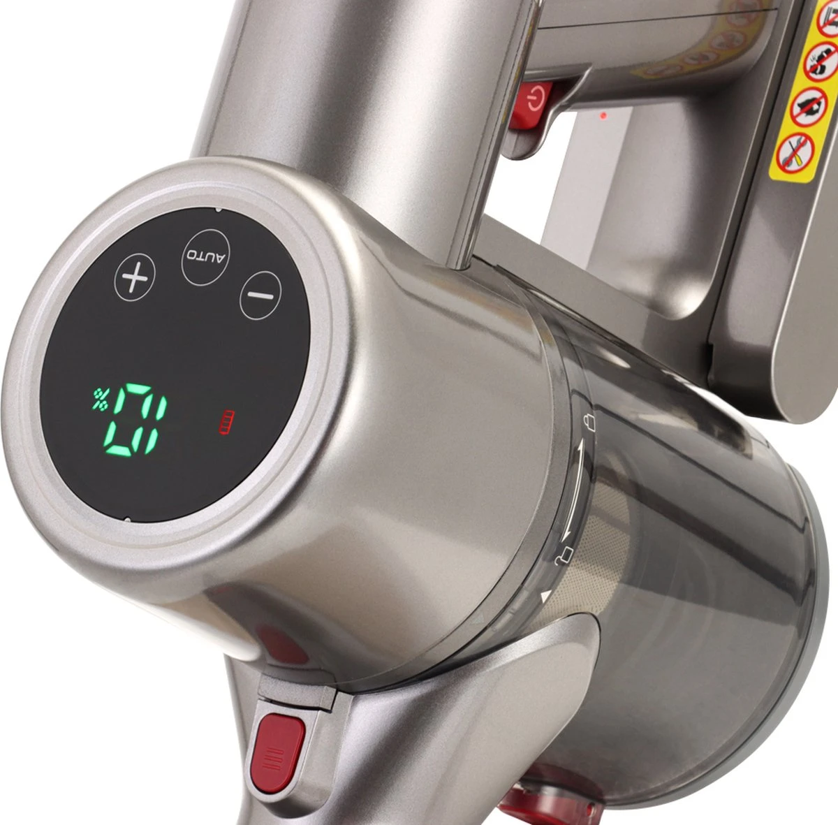 Swiss Pro+ Steelstofzuiger Met Dweil Functie - Afkoppelbare Dweil Functie - LED Display Touchscreen - 22KPA - 5 In 1 - Kruimeldief - Lange Batterijduur 5 Swiss Pro+ Steelstofzuiger Met Dweil Functie - Afkoppelbare Dweil Functie - LED Display Touchscreen - 22KPA - 5 In 1 - Kruimeldief - Lange Batterijduur - Afbeelding 3