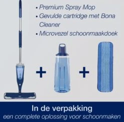 Bona Premium Spray Mop - Alles-in-1 Dweilsysteem - Vloerwisser Inclusief Houten Vloer Reiniger & Microvezel Reinigingspad - Streeploos - Sneldrogend 18 Bona Premium Spray Mop - Alles-in-1 Dweilsysteem - Vloerwisser Inclusief Houten Vloer Reiniger & Microvezel Reinigingspad - Streeploos - Sneldrogend -Bol. 1200x1181