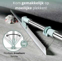 Zafio Vloertrekker Met Steel Vloerwisser Watertrekker Badkamer Douche - 80 / 130 Cm - Uitschuifbaar -Bol. 1200x1185