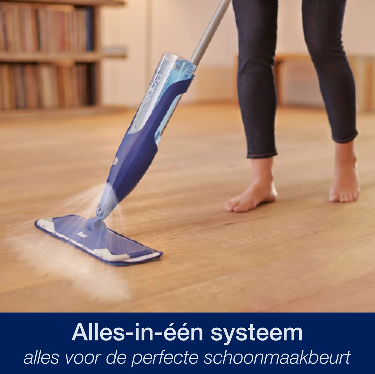 Bona Premium Spray Mop - Alles-in-1 Dweilsysteem - Vloerwisser Inclusief Houten Vloer Reiniger & Microvezel Reinigingspad - Streeploos - Sneldrogend 10 Bona Premium Spray Mop - Alles-in-1 Dweilsysteem - Vloerwisser Inclusief Houten Vloer Reiniger & Microvezel Reinigingspad - Streeploos - Sneldrogend - Afbeelding 8