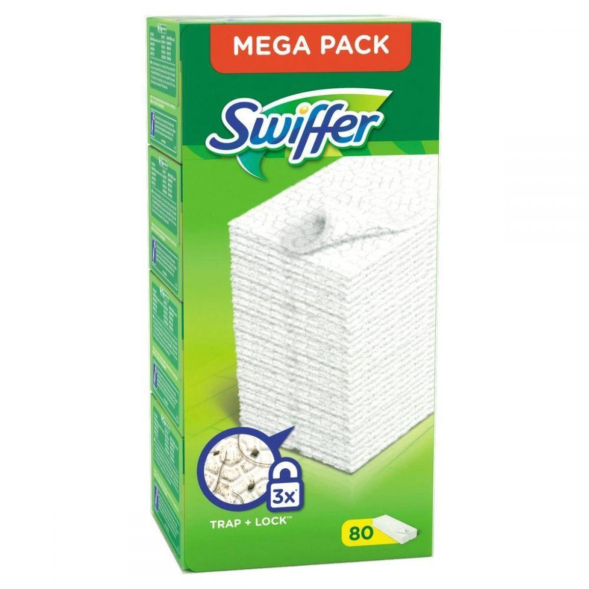 Swiffer Floor Dry Navulling 80st 3 Swiffer Floor Dry Navulling 80st