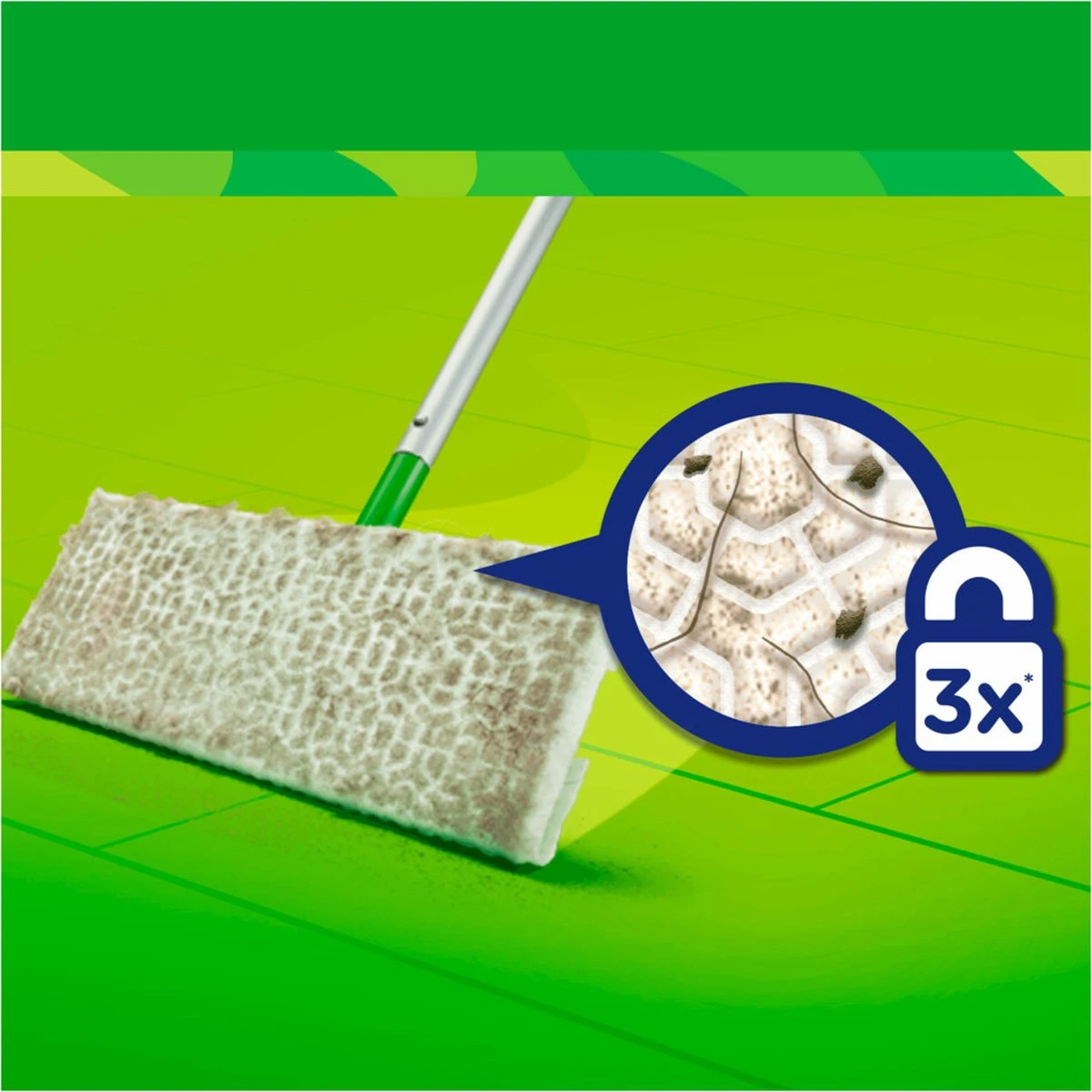 Swiffer Floor Dry Navulling 80st 4 Swiffer Floor Dry Navulling 80st - Afbeelding 2