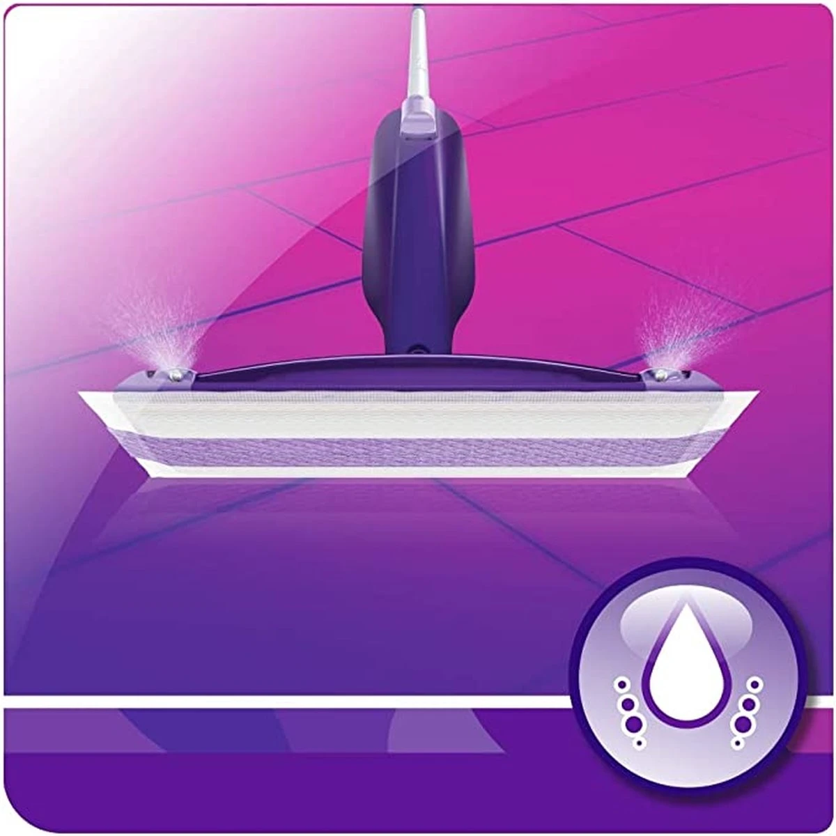 Swiffer WetJet Alles-In-Een Dweilsysteem Navulling- 1,25 L - Reinigingsmiddel En 20 Stuks Reinigingsdoekjes 9 Swiffer WetJet Alles-In-Een Dweilsysteem Navulling- 1,25 L - Reinigingsmiddel En 20 Stuks Reinigingsdoekjes - Afbeelding 7