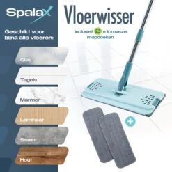 Spalax Vloerwisser - Dweil - Mop Set - Badkamer - Dweilsysteem - Dweilset - Vloerreiniger -Bol. 1200x1200 177