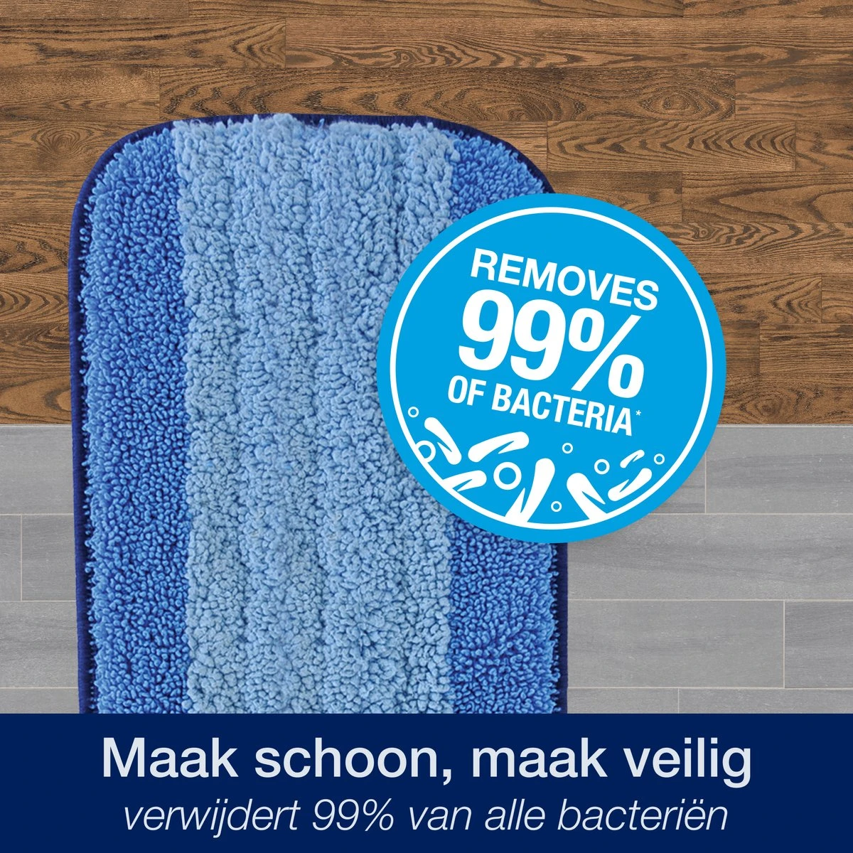 Bona Microfiber Cleaning Pad - Microvezel Reinigingspad - Vervangingsdoek - 42 CM - 500 X Wasbaar - 3 Stuks 9 Bona Microfiber Cleaning Pad - Microvezel Reinigingspad - Vervangingsdoek - 42 CM - 500 X Wasbaar - 3 Stuks - Afbeelding 7