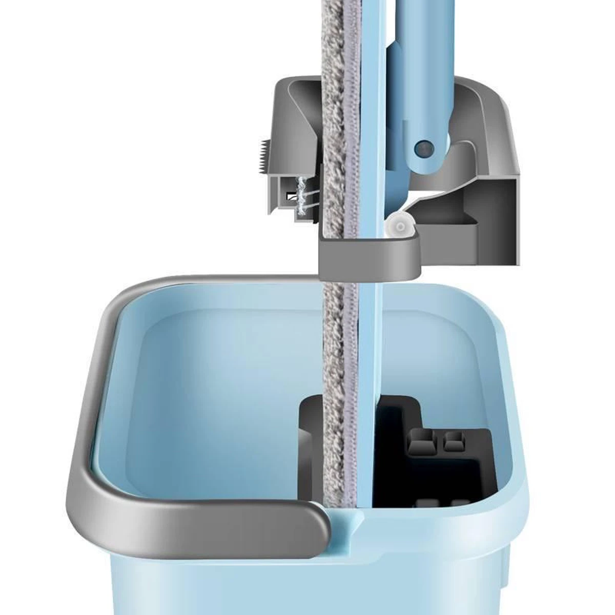 Benson Vloerwisser + Emmerset Compact + Microvezel Pad | Dweil 16 Benson Vloerwisser + Emmerset Compact + Microvezel Pad | Dweil - Afbeelding 14