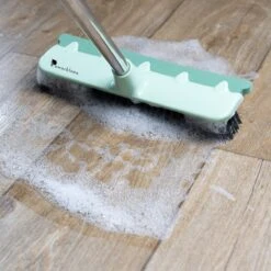 Powarkleen - Vloertrekker Met Steel & Bezem 2 In 1 - Vloerwisser Voor Badkamer Vloer - Groen -Bol. 1200x1200 244