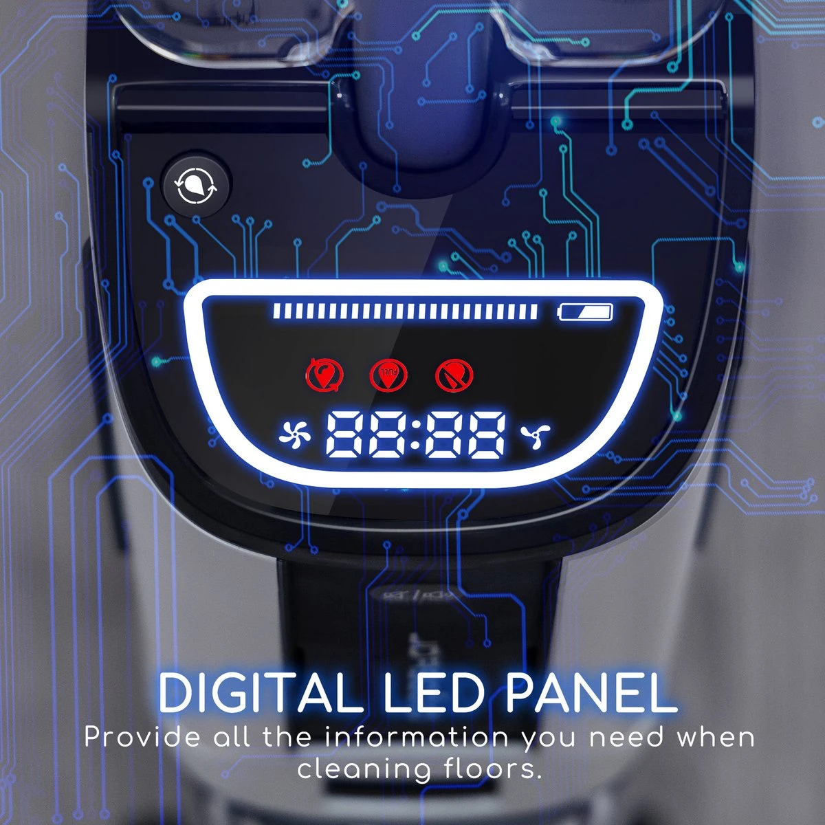 Aigostar 3 In 1 Vloerreiniger - Stofzuiger En Dweilen In 1 - Steelstofzuiger Met Dweilfunctie - Dweilapparaat Draadloos - Whale 33ZDR 6 Aigostar 3 In 1 Vloerreiniger - Stofzuiger En Dweilen In 1 - Steelstofzuiger Met Dweilfunctie - Dweilapparaat Draadloos - Whale 33ZDR - Afbeelding 4