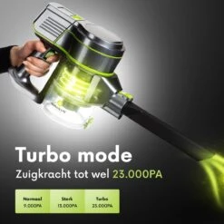 Qoncillio® Steelstofzuiger - Draadloos - Dweilfunctie - Digitaal Display - Stofzuiger & Kruimelzuiger Zonder Zak -Bol. 1200x1200 348