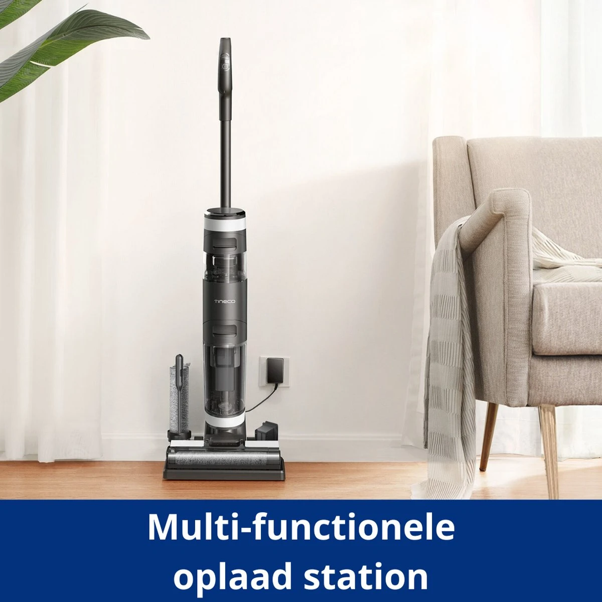 Tineco® - Draadloze Stofzuiger - Zonder Zak - Wassen En Stofzuigen - Floor One S3 Breeze - 220W Vermogen - Sterke Zuigkracht - 3-In-1 Apparaat - 4000mAh Batterij 12 Tineco® - Draadloze Stofzuiger - Zonder Zak - Wassen En Stofzuigen - Floor One S3 Breeze - 220W Vermogen - Sterke Zuigkracht - 3-In-1 Apparaat - 4000mAh Batterij - Afbeelding 10