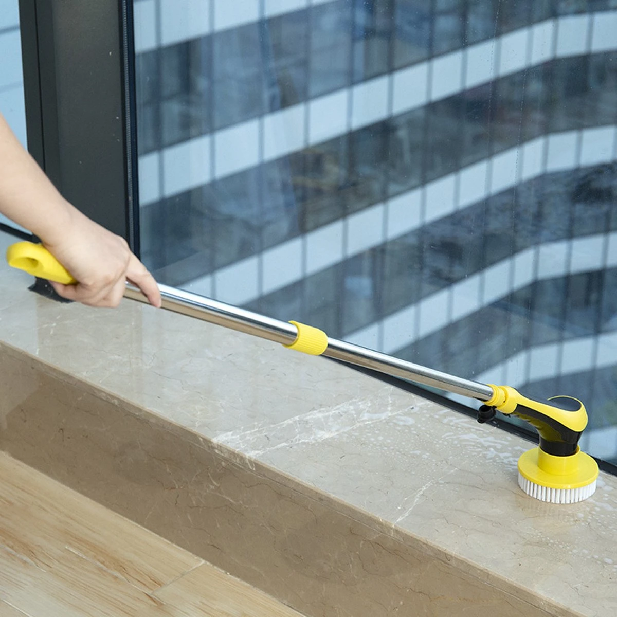 Merkloos Kibani Accu Schrobmachine 3.7V - Spin Scrubber - Elektrische Schrobber - Schrobborstel - Boenmachine - Polijstmachine - Luiwagen - Schrobber Met Steel - Poetsmachine Met 10 Opzetstukken - Multifunctionele Schrobborstel - Elektrische Dweil 10 Merkloos Kibani Accu Schrobmachine 3.7V - Spin Scrubber - Elektrische Schrobber - Schrobborstel - Boenmachine - Polijstmachine - Luiwagen - Schrobber Met Steel - Poetsmachine Met 10 Opzetstukken - Multifunctionele Schrobborstel - Elektrische Dweil - Afbeelding 8