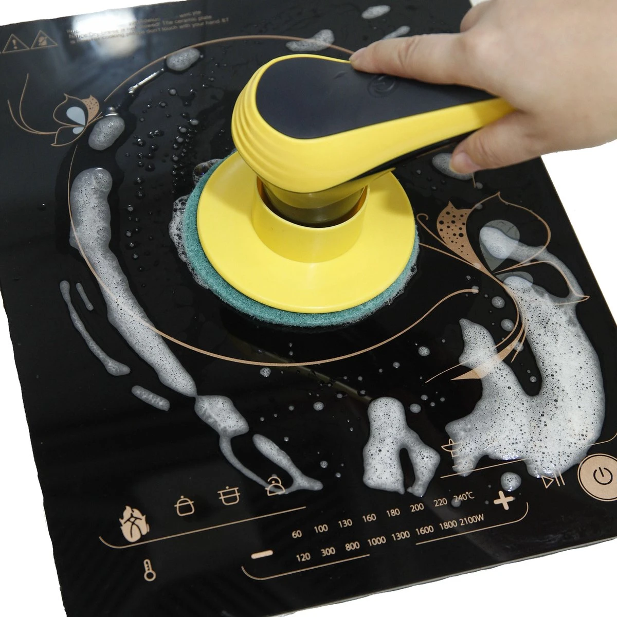 Merkloos Kibani Accu Schrobmachine 3.7V - Spin Scrubber - Elektrische Schrobber - Schrobborstel - Boenmachine - Polijstmachine - Luiwagen - Schrobber Met Steel - Poetsmachine Met 10 Opzetstukken - Multifunctionele Schrobborstel - Elektrische Dweil 13 Merkloos Kibani Accu Schrobmachine 3.7V - Spin Scrubber - Elektrische Schrobber - Schrobborstel - Boenmachine - Polijstmachine - Luiwagen - Schrobber Met Steel - Poetsmachine Met 10 Opzetstukken - Multifunctionele Schrobborstel - Elektrische Dweil - Afbeelding 11