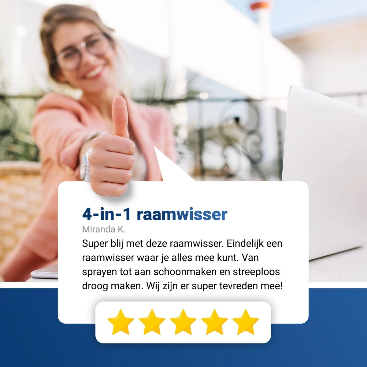 4-in-1 Raamwisser Met Telescoopsteel En Spray-functie - 110cm - Ramenwasser - Ramenwisser 11 4-in-1 Raamwisser Met Telescoopsteel En Spray-functie - 110cm - Ramenwasser - Ramenwisser - Afbeelding 9