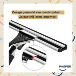 Raamtrekker Professioneel - 30 Cm - Pasper - Raamwisser - Raamtrekkers Zwart - Verstelbaar - Voor Multifunctioneel Gebruik Ramen, Douche En Auto 7 Raamtrekker Professioneel - 30 Cm - Pasper - Raamwisser - Raamtrekkers Zwart - Verstelbaar - Voor Multifunctioneel Gebruik Ramen, Douche En Auto -Bol. 1200x1200 436