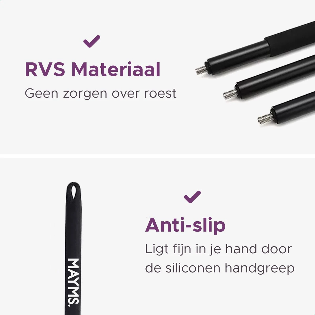 MAYMS® Vloerwisser Badkamer - Vloertrekker - Vloertrekker Met Steel - Floor Wiper - Aftrekker - RVS - Zwart - Design - Wisser - Vloerwisser Douche 7 MAYMS® Vloerwisser Badkamer - Vloertrekker - Vloertrekker Met Steel - Floor Wiper - Aftrekker - RVS - Zwart - Design - Wisser - Vloerwisser Douche - Afbeelding 5